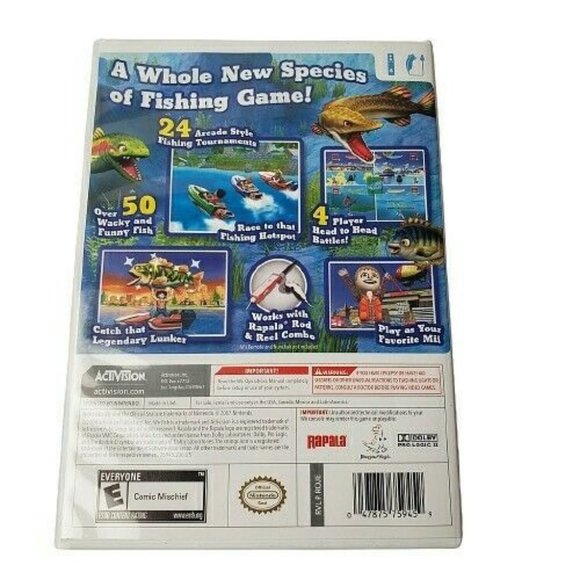 Nintendo Wii Rapala: We Fish Video Game (Complete, 2009) - Picture 3 of 3